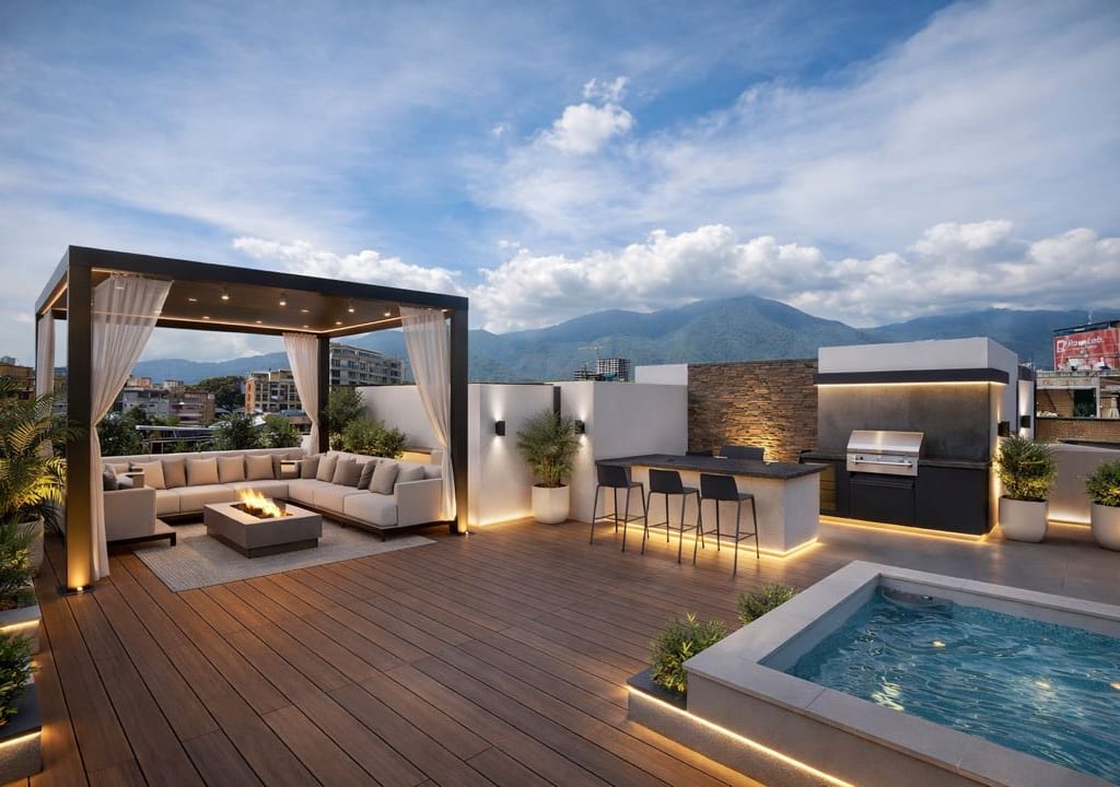 Penthouse en Los Naranjos (Las Mercedes), Caracas - 1