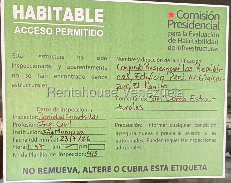 Apartamento en El Llanito, Caracas - 1