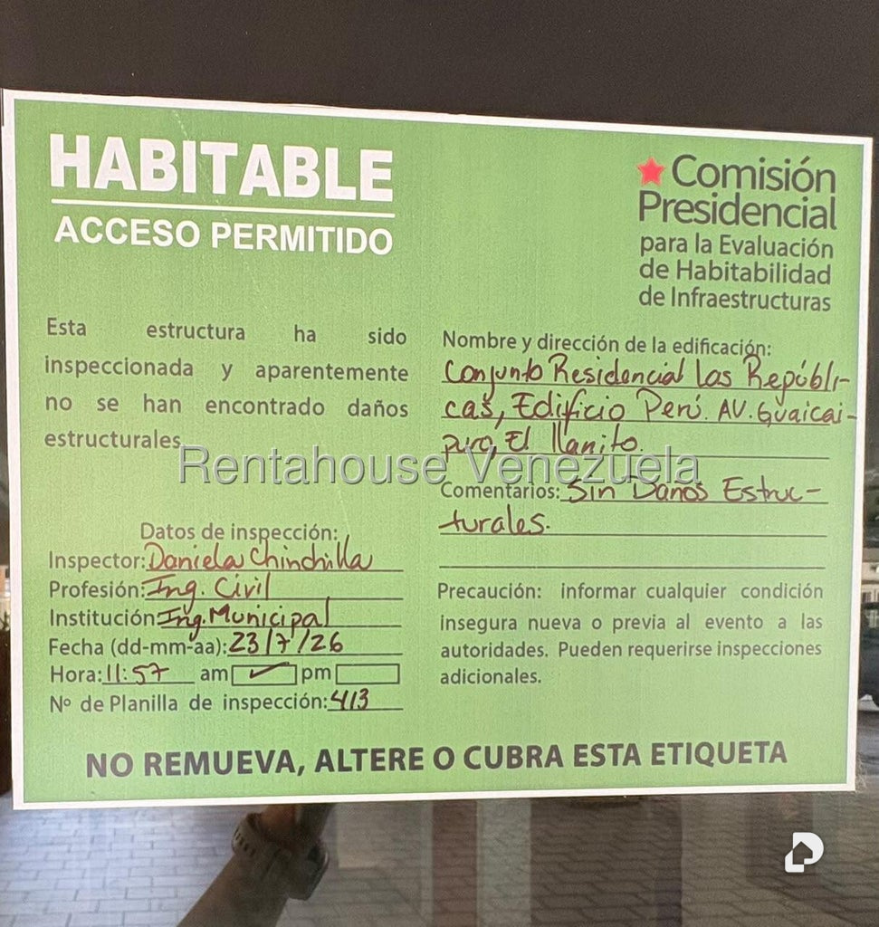 Apartamento en El Llanito, Caracas – 1