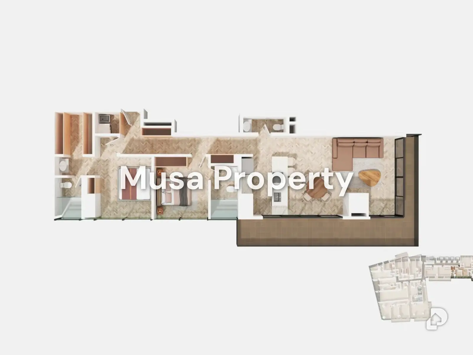 Apartamento en Las Mercedes, Caracas – 1