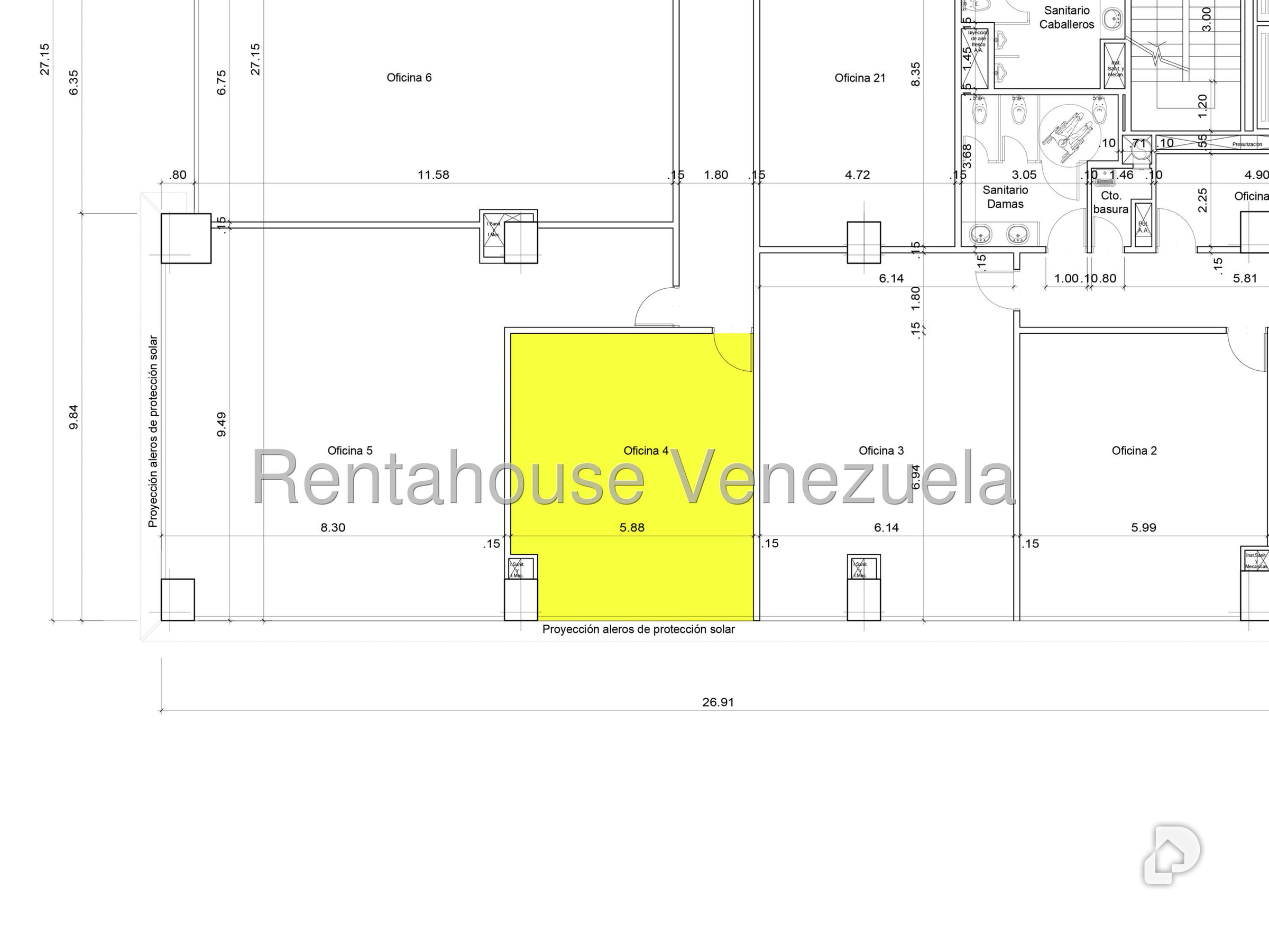 Oficina en Las Mercedes, Caracas – 24