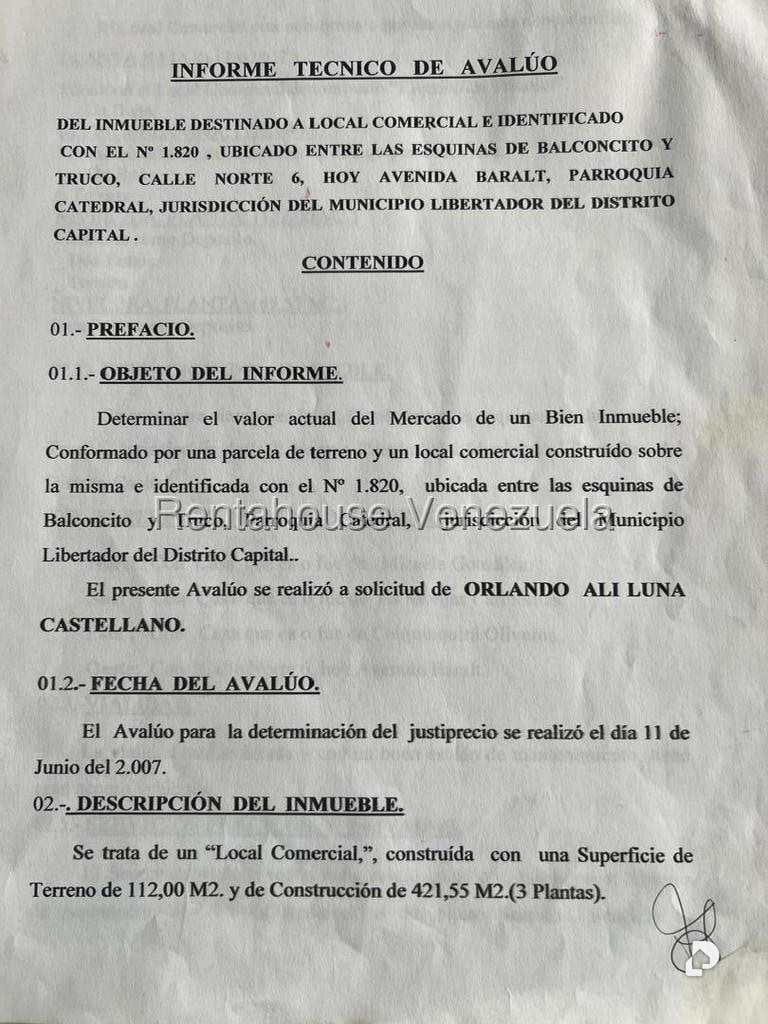 Local comercial en Parroquia Altagracia, Caracas – 19