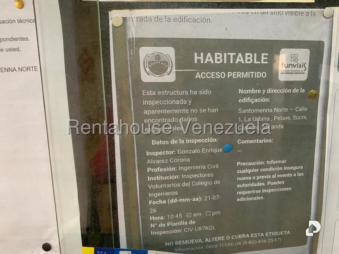 Apartamento en La Urbina, Caracas
