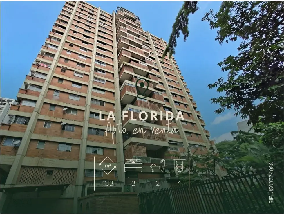 Apartamento en La Florida, Caracas - 1