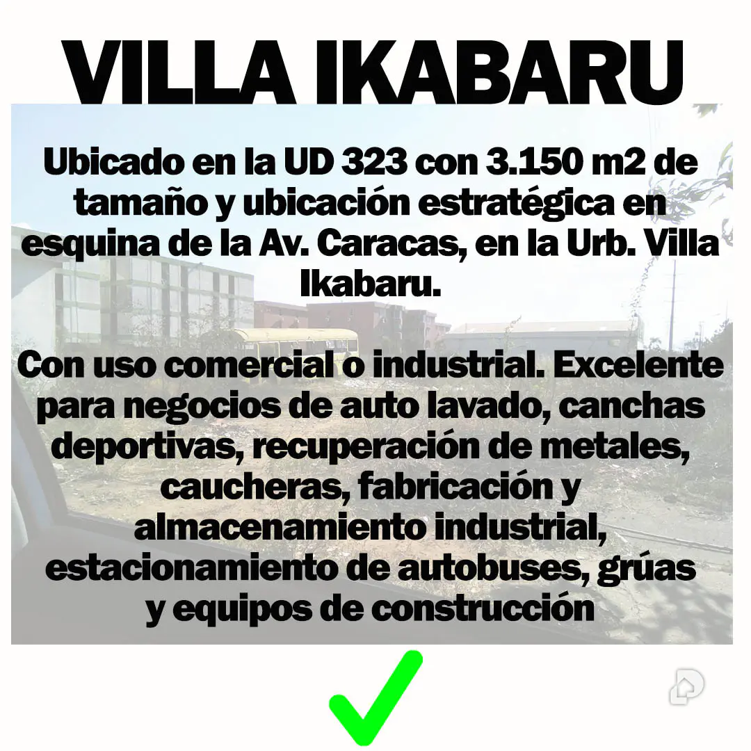 Terreno en Ikabaru, Ciudad Guayana – 3