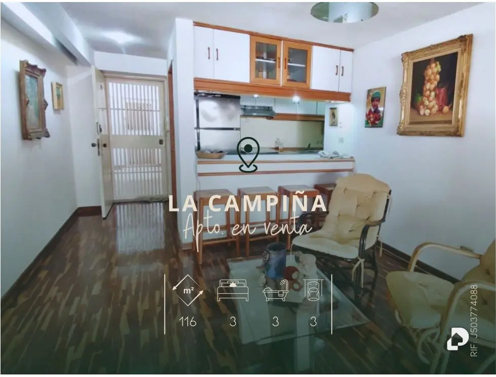 Apartamento en La Campiña, Caracas – 1