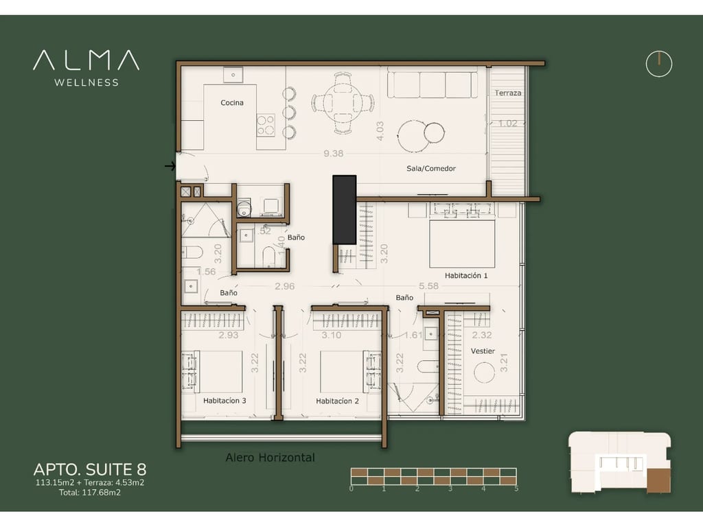 Apartamento en Las Mercedes, Caracas - 1