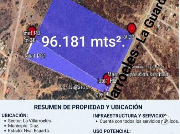 Terreno en Las Villarroeles, Díaz – 1