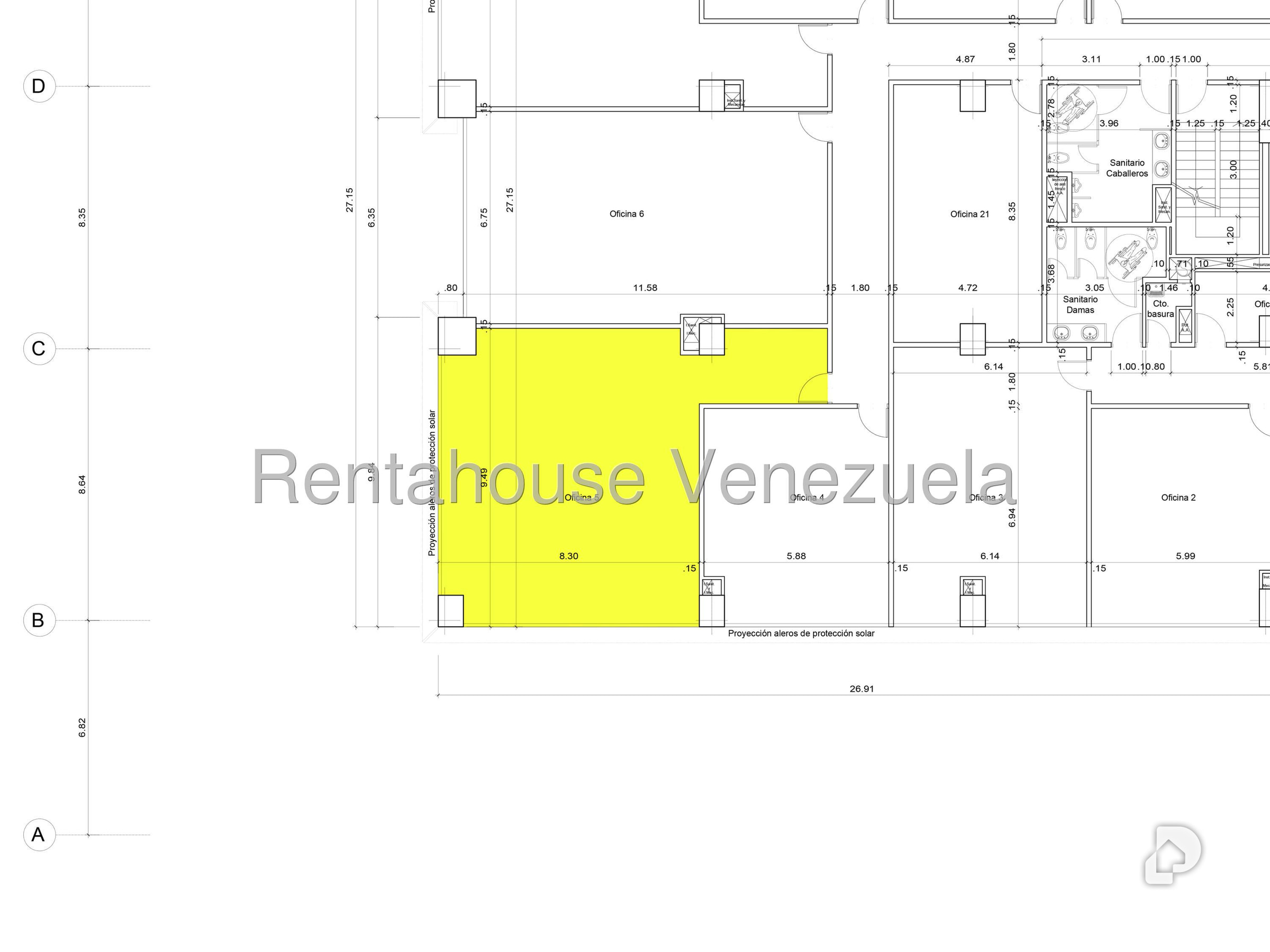 Oficina en Las Mercedes, Caracas – 24