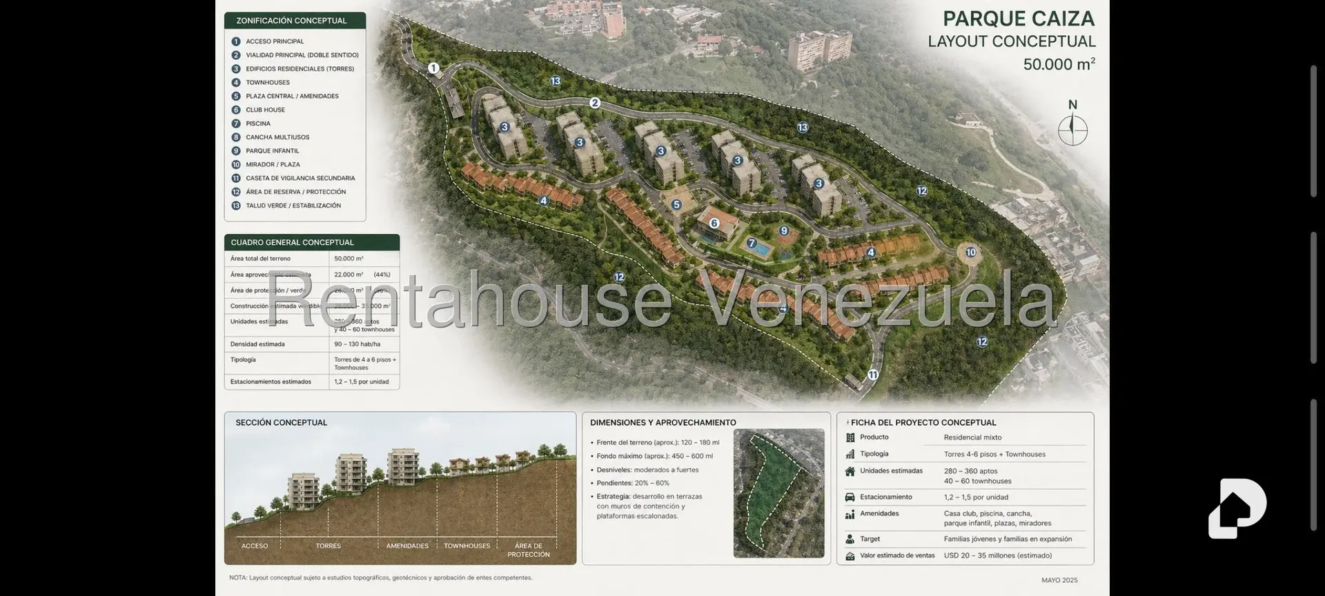Terreno en Parque Caiza, Caracas – 8
